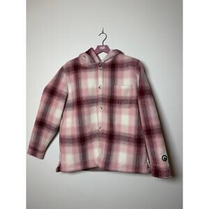 kith hooded ginza french clay sherpa jacket